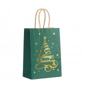 Новорічний паперовий пакет