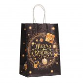 Новорічний паперовий пакет